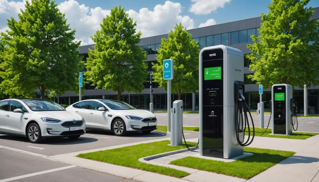 borne de recharge avec delestage dynamique