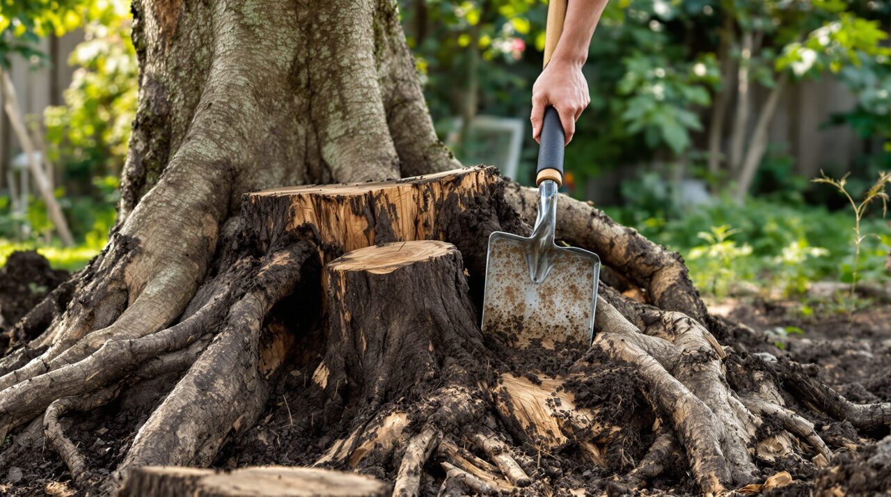 comment enlever une souche d'arbre