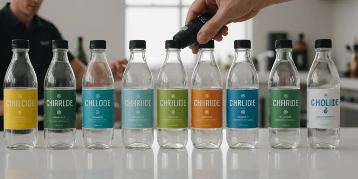 chlorure dans leau en bouteille