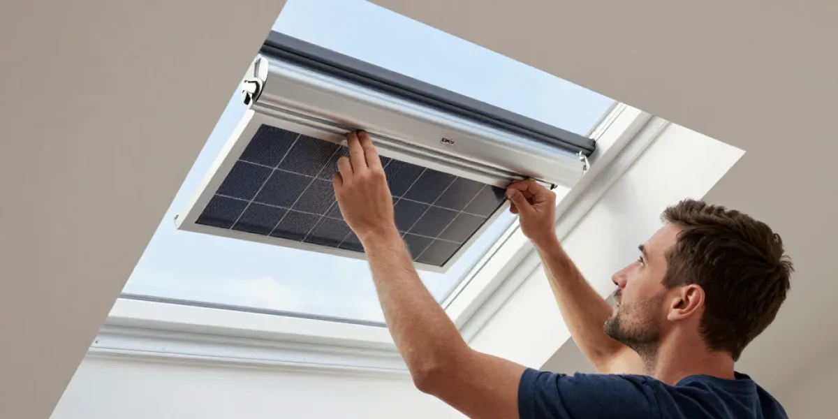store exterieur velux solaire
